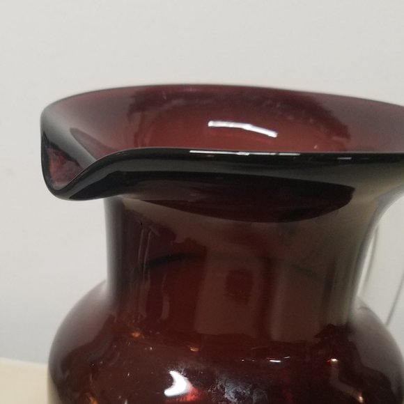 Amethyst Glass Blown Pitcher - Picture 5 of 8